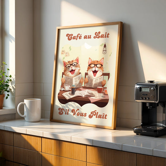 Cafe Artwork in a Lifestyle Setting