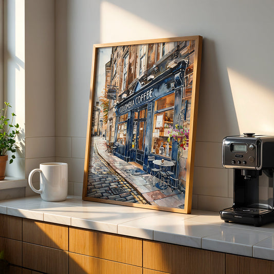 Cafe Artwork in a Lifestyle Setting