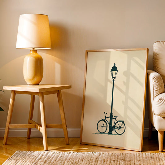 Minimalist Artwork in a Lifestyle Setting