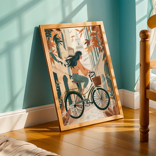 Praha Bohemian Artwork in a Lifestyle Setting