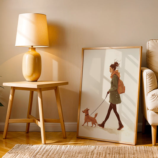 Minimalist Artwork in a Lifestyle Setting