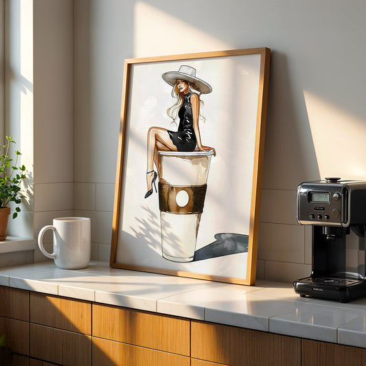 Cafe Artwork in a Lifestyle Setting