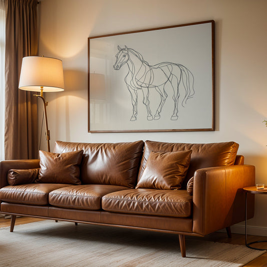 Minimalist Artwork in a Lifestyle Setting