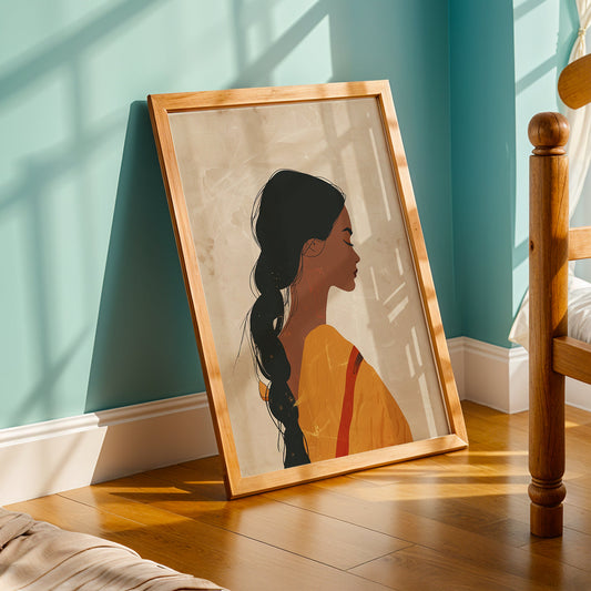 Praha Bohemian Artwork in a Lifestyle Setting