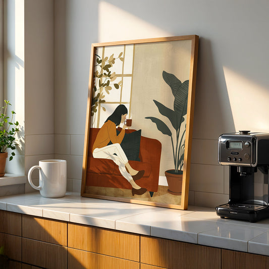 Cafe Artwork in a Lifestyle Setting