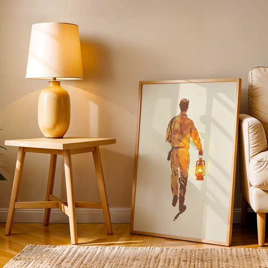 Minimalist Artwork in a Lifestyle Setting