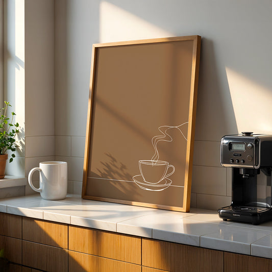 Cafe Artwork in a Lifestyle Setting