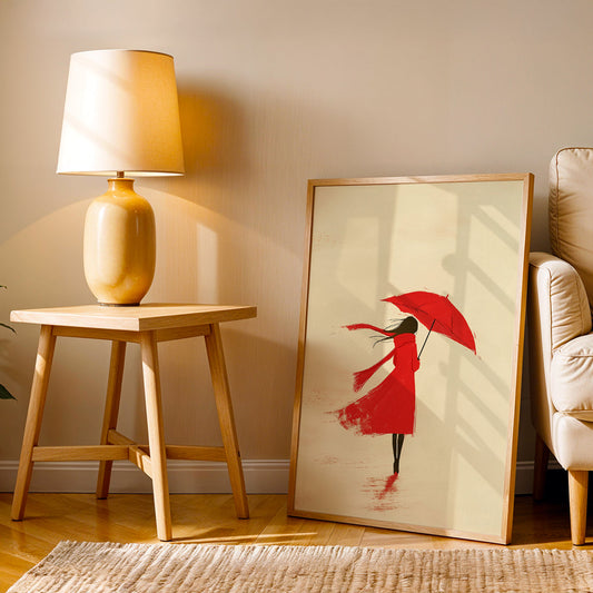 Minimalist Artwork in a Lifestyle Setting