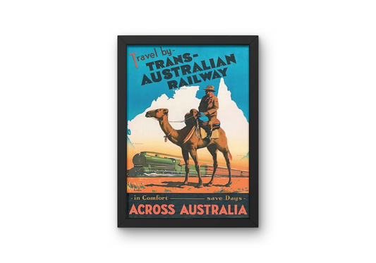 Vintage Central Rail Travel Art Painting