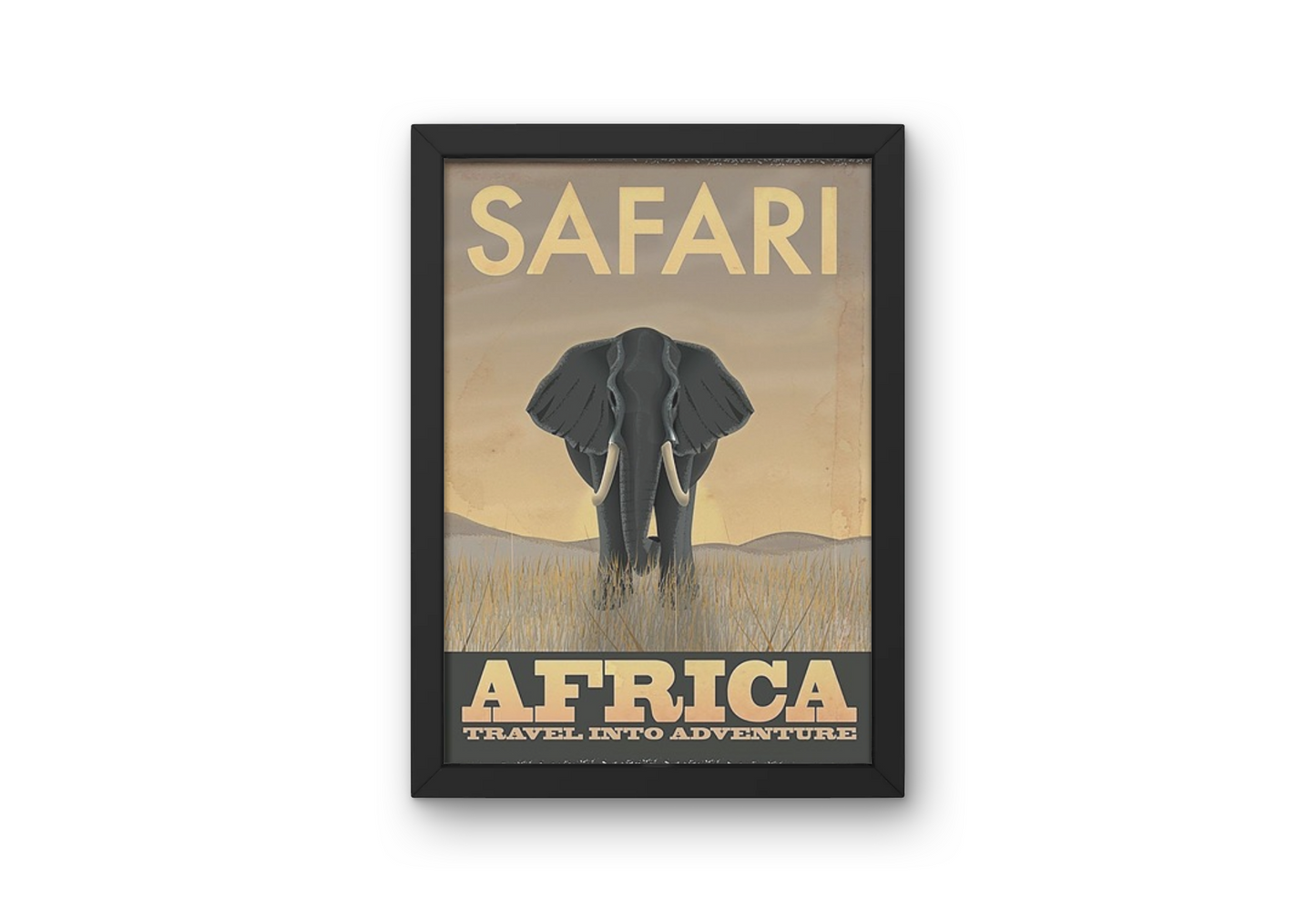 Vintage Safari Poster