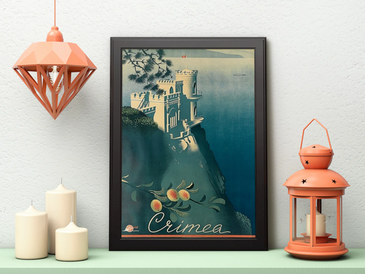Vintage Crimea Fort Poster
