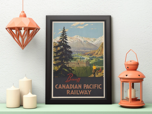 Vintage Canadian Railway Poster