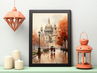 St Pauls Cathedral  by Vintage London - TravelArty
