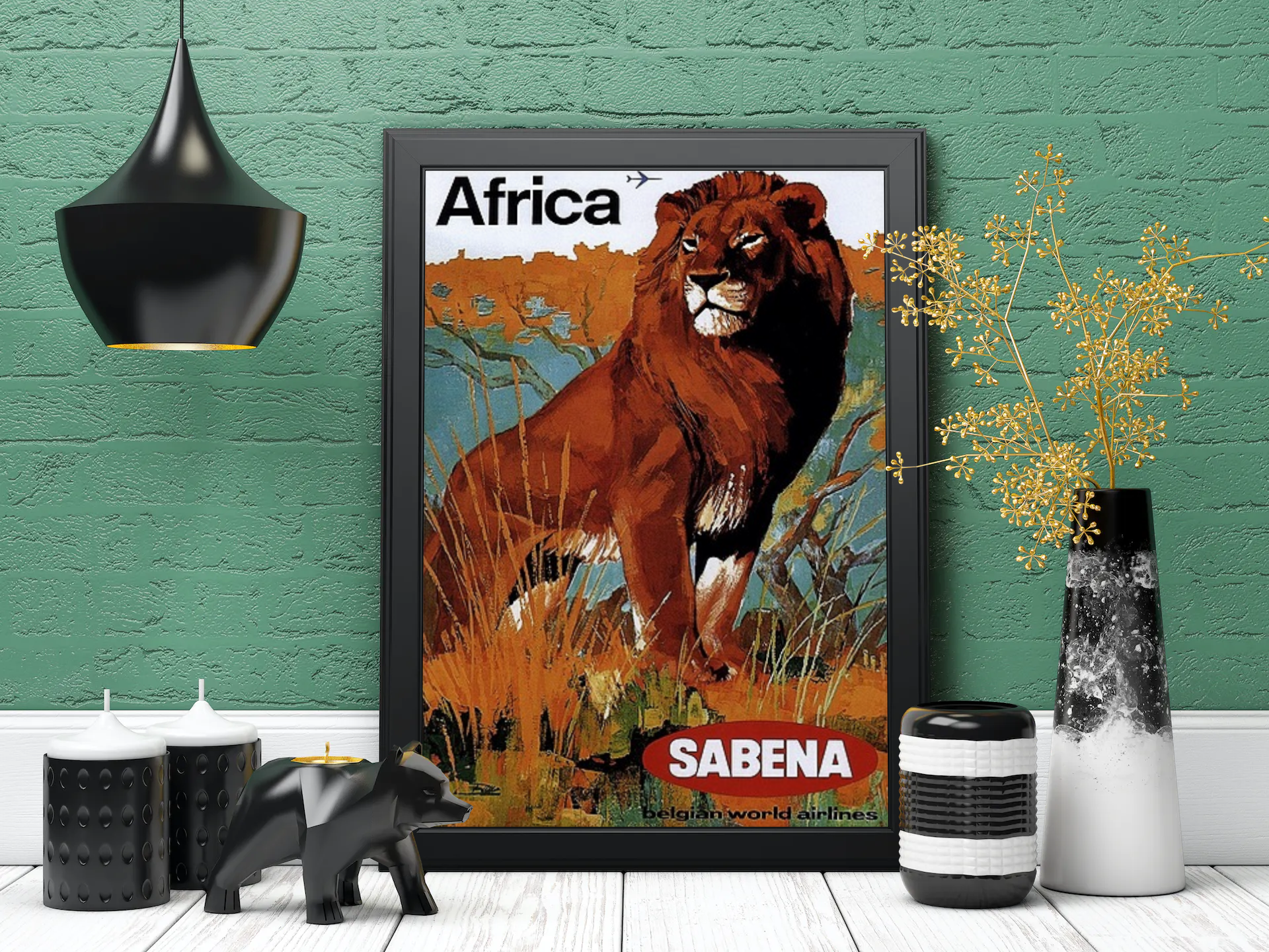 Vintage Sabena Poster