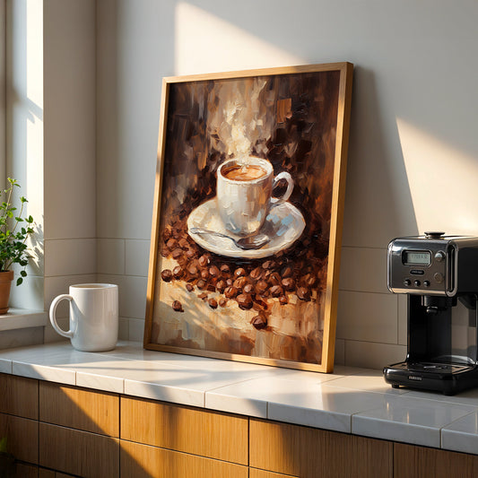 Cafe Artwork in a Lifestyle Setting