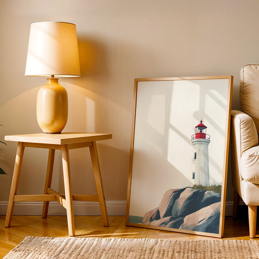 Minimalist Artwork in a Lifestyle Setting