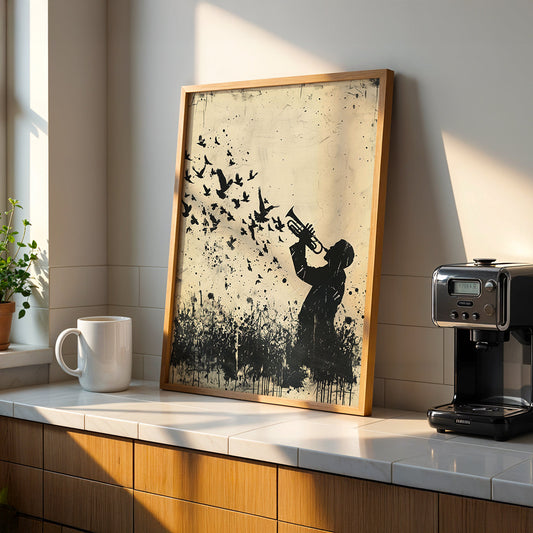 Cafe Artwork in a Lifestyle Setting