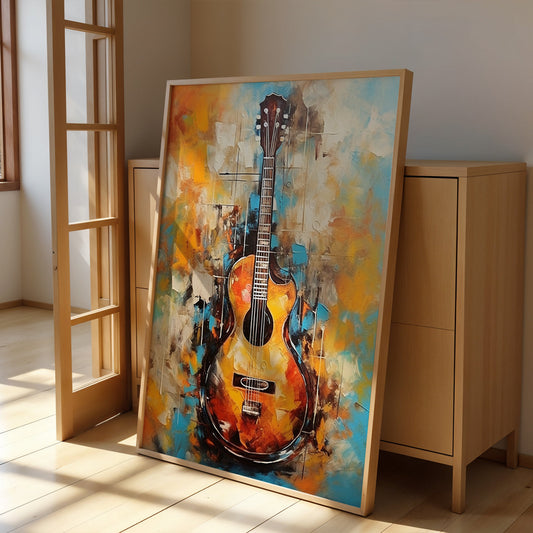 Abstract Artwork in a Lifestyle Setting