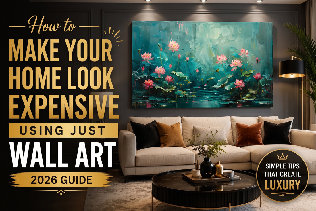 how to make your home look expensive using wall art in 2026
