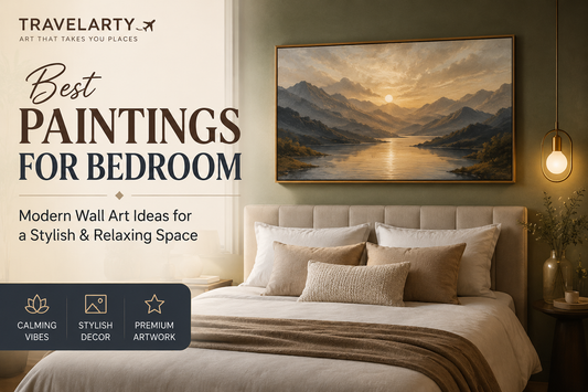 Paintings for Bedroom : Modern Bedroom Wall Art Ideas for a Stylish and Relaxing Space