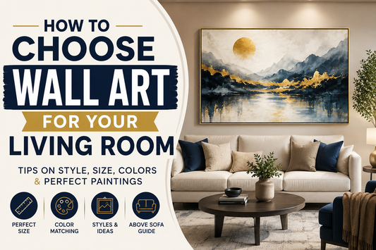 How to Choose Wall Art for Living Room: A Complete Guide to Choosing the Perfect Paintings for Your Space