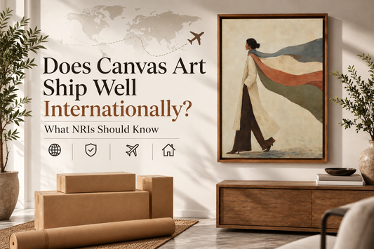 Does Canvas Art Ship Well Internationally? What NRIs Should Know