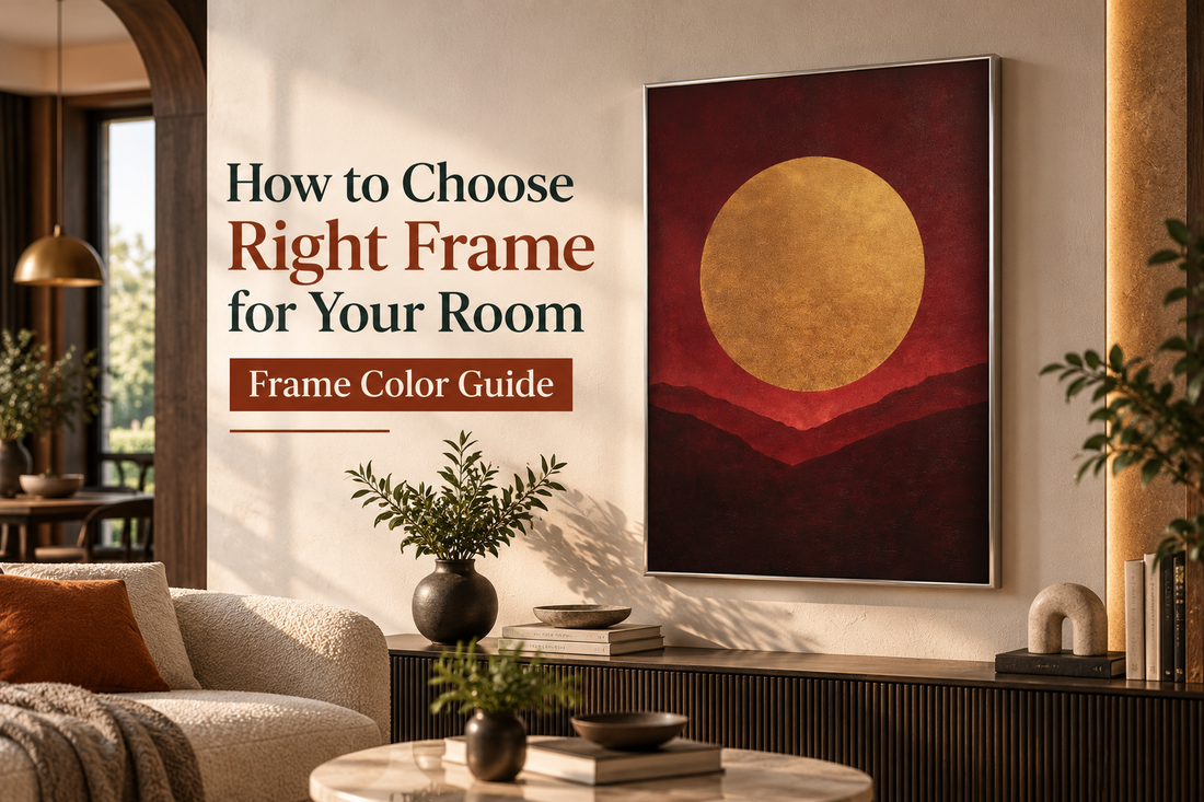 Frame Colour Guide: How to Choose the Right Frame for Your Room