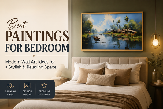 Paintings for Bedroom : Modern Bedroom Wall Art Ideas for a Stylish and Relaxing Space