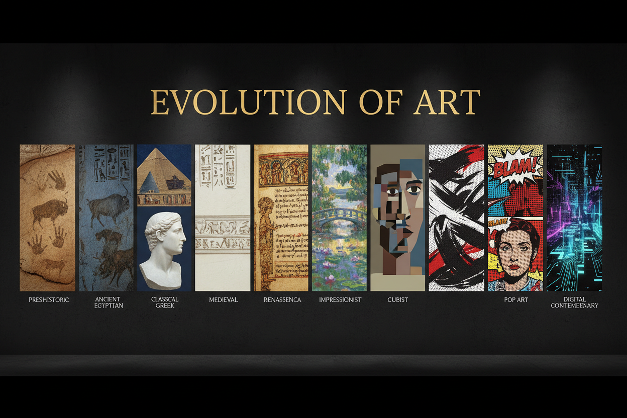 Types Of Art Through The Ages History And Evolution Of Art Forms Types Of Art Through The Ages History And Evolution Of Art Forms