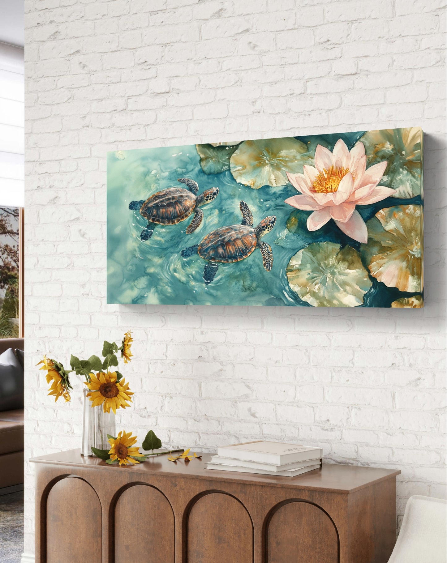 Two Turtles - Feng Shui Paintings