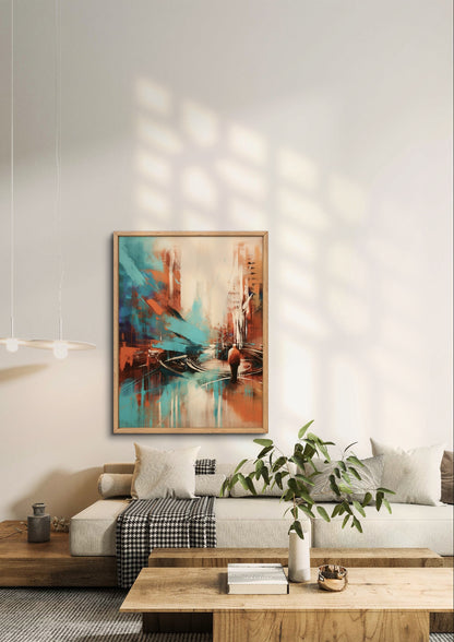 Buy Wall Art Fire by NYC Abstract