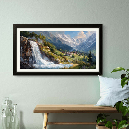 Waterfall in Germany - Vaastu Paintings