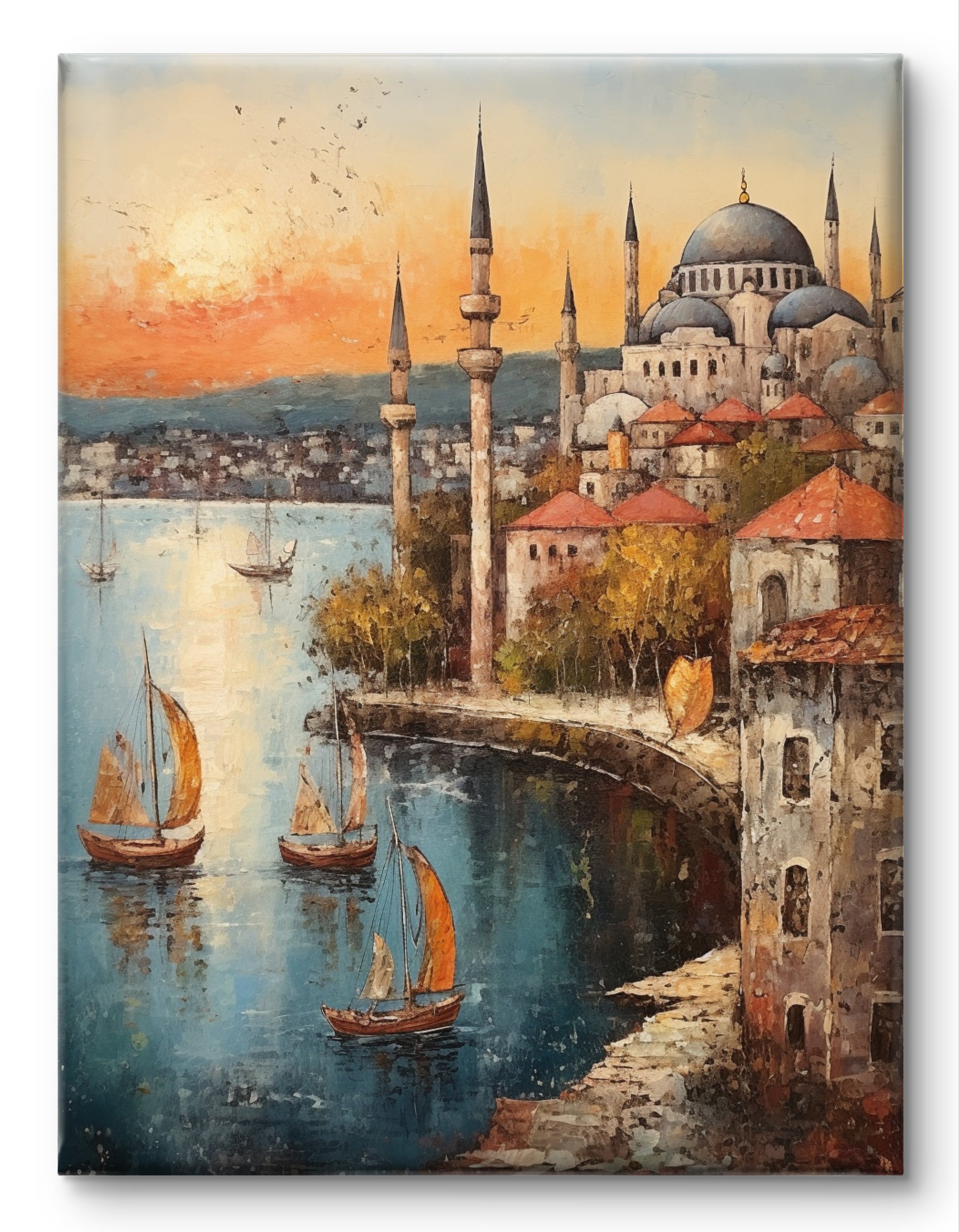 Buy Wall Art Old Istanbul Skyline by Stamboul Istanbul