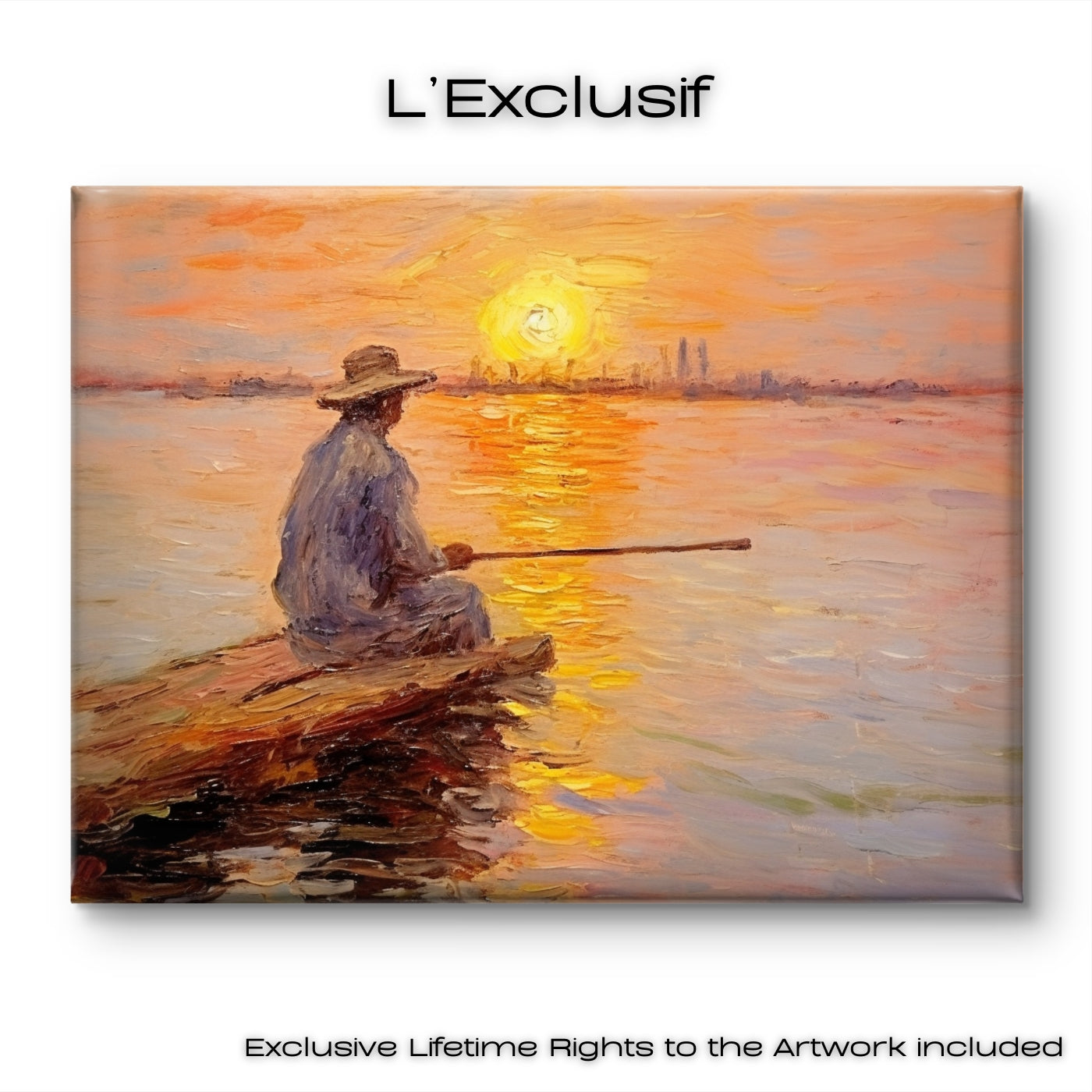 A Fisherman's Reverie Exclusive Painting