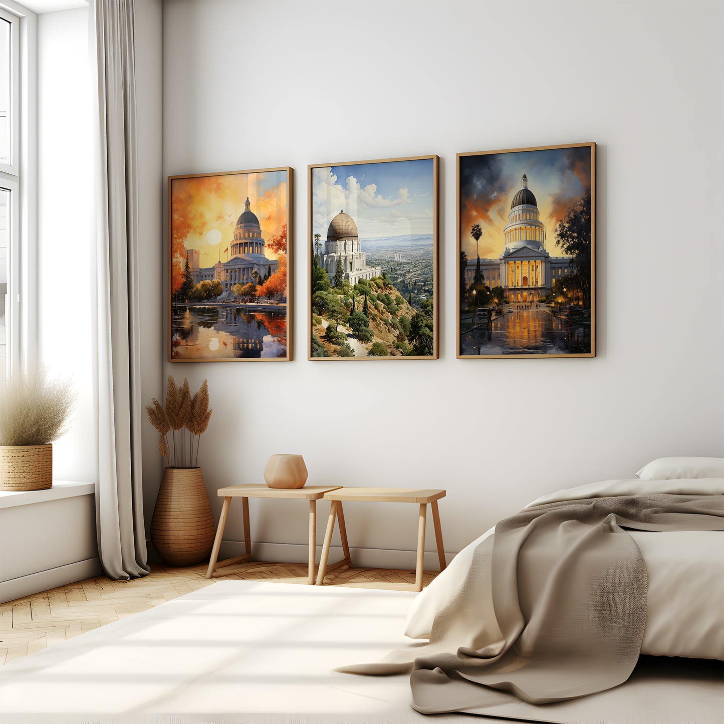 Timeless Horizons - Gallery Wall Set of 3 Framed Art