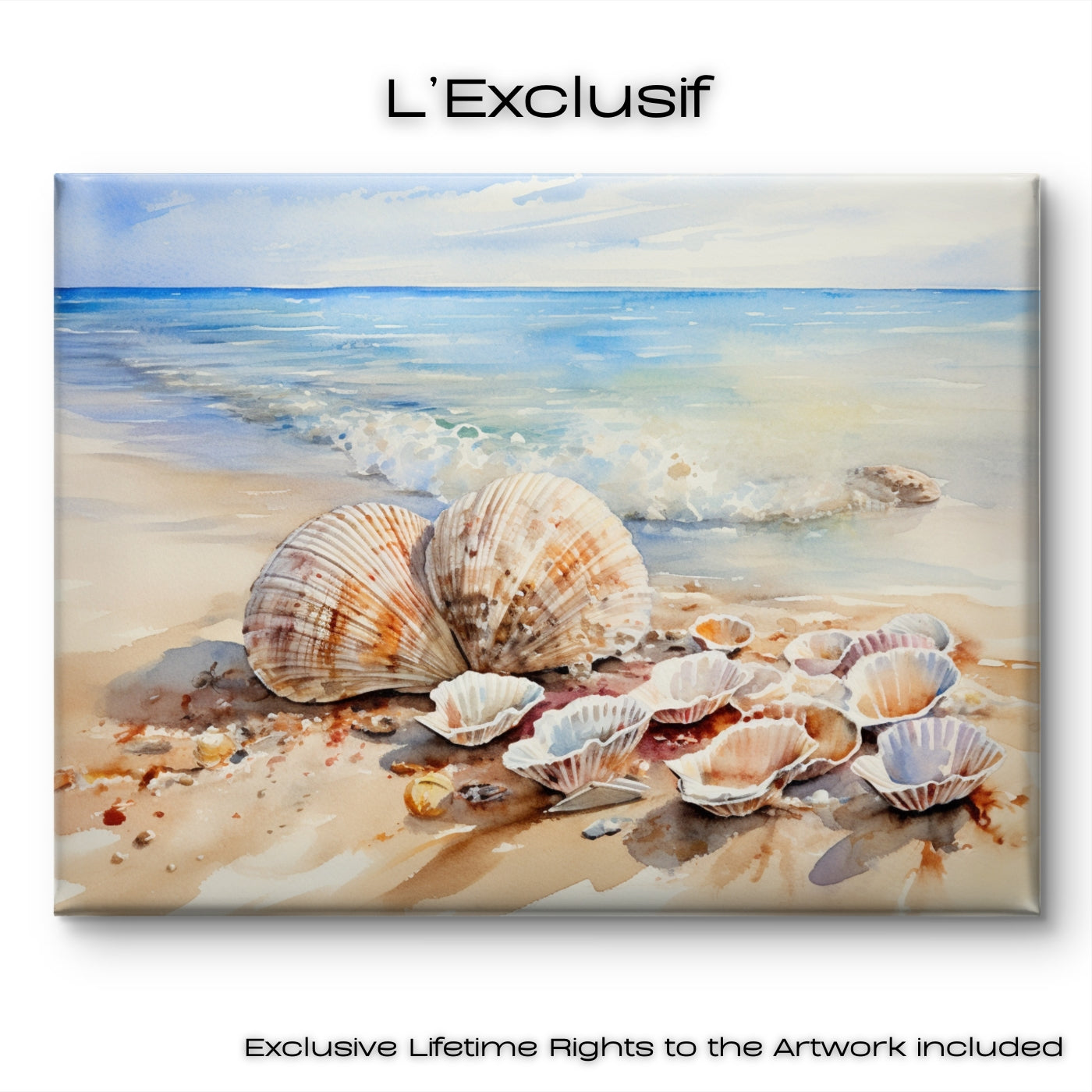 Unwanted Sea Shells Exclusive Painting