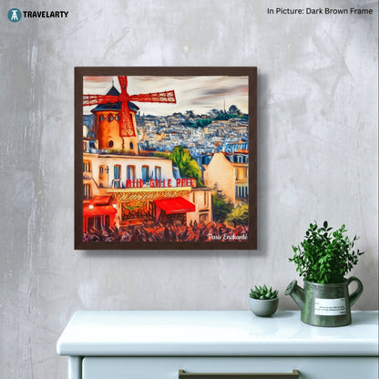 Good Old Montmartre Wall Art Painting