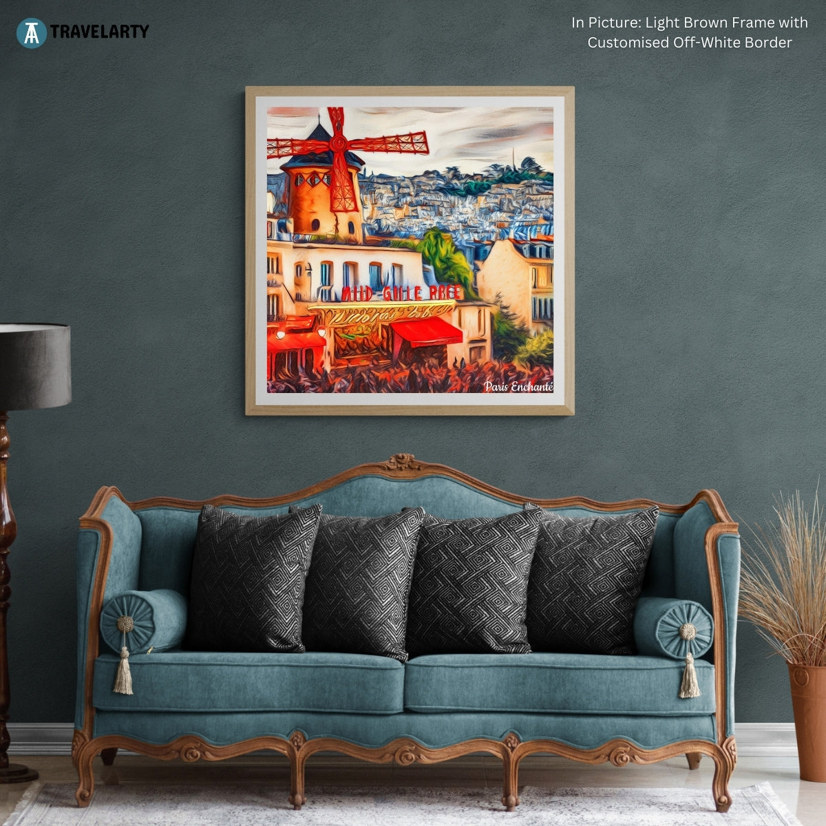 Good Old Montmartre Wall Art Painting