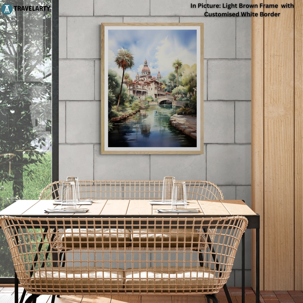 Mission Inn Riverside Charm Canvas Painting