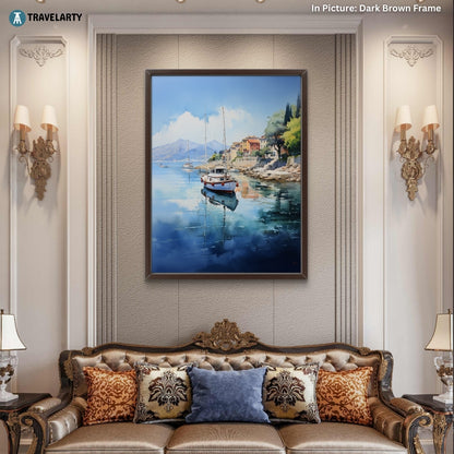 Buy Wall Art Sausalito Harbour Serenity by Californian Kaleidoscope