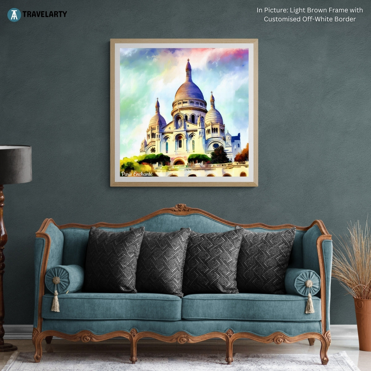 Color Me: Sacre-Coeur Wall Art Painting