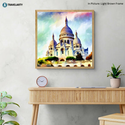 Color Me: Sacre-Coeur Wall Art Painting