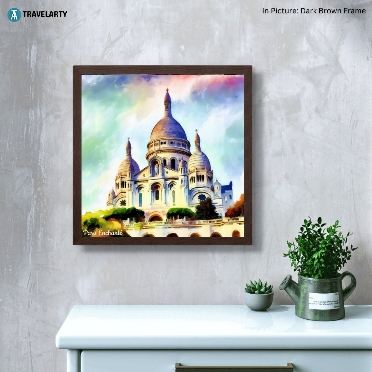 Color Me: Sacre-Coeur Wall Art Painting