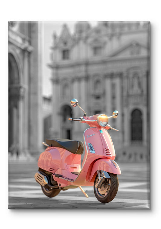 Pink Vespa by Coffee Couture