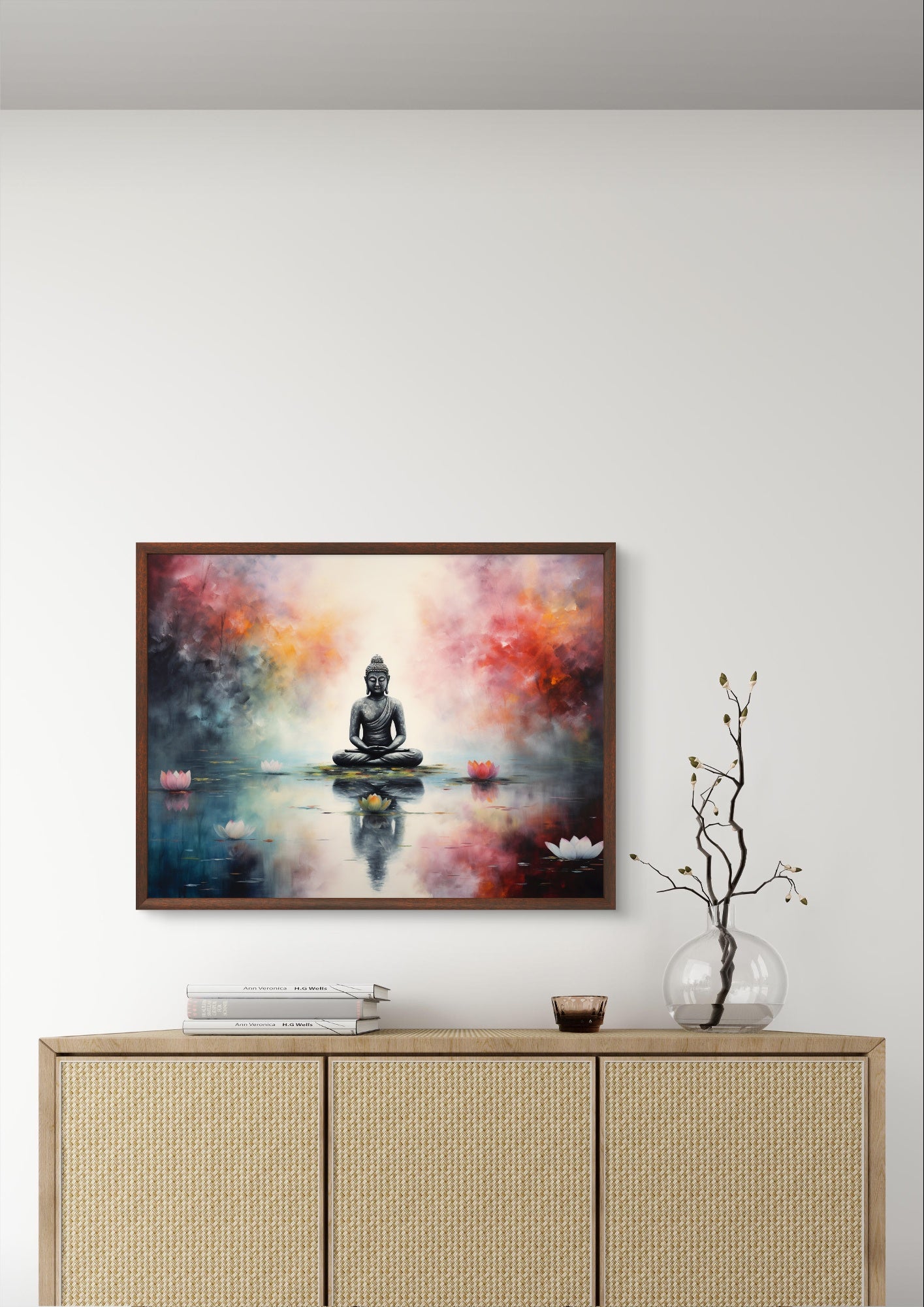 Buy Wall Art Meditating Buddha by TravelArty