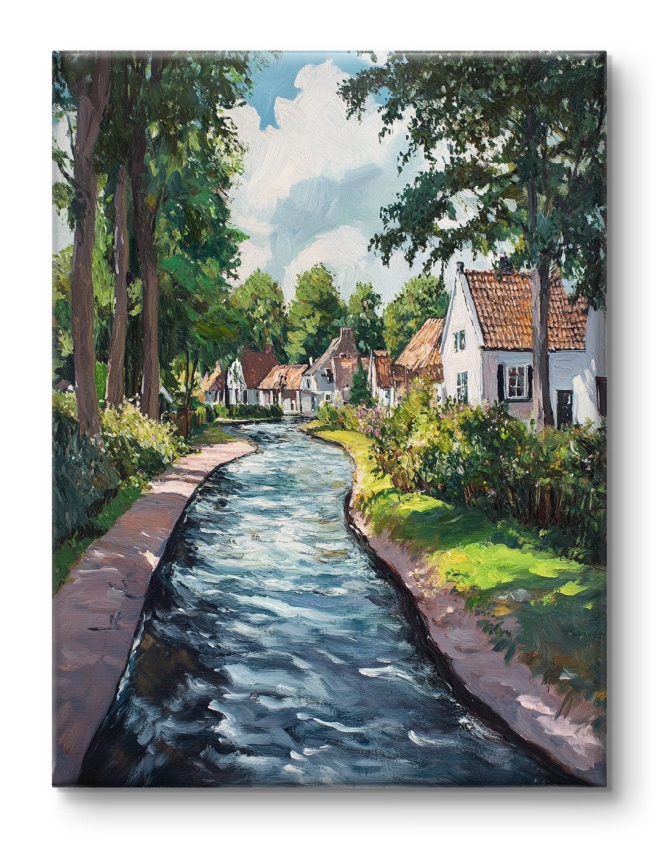 Buy Wall Art Flowing Water in Netherlands - Vaastu Paintings