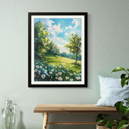 Buy Wall Art Flower Meadows - Vaastu Paintings