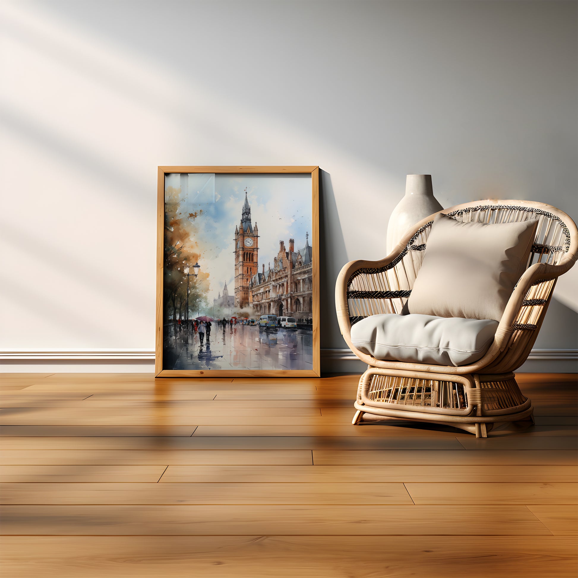 Buy Wall Art St Pancras Station by Vintage London