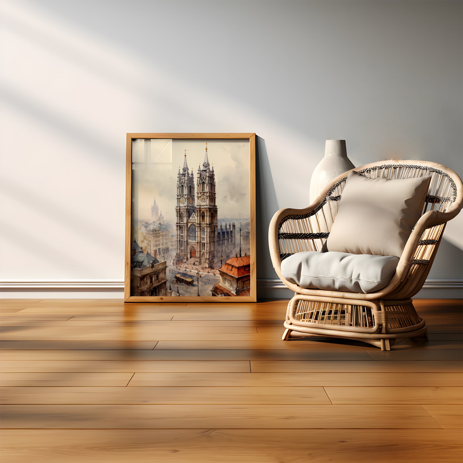 Buy Wall Art Westminster Abbey by Vintage London