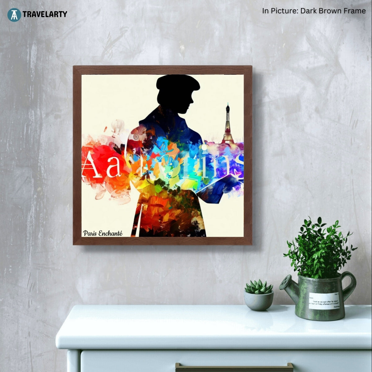 Colors and Letters Wall Art Painting